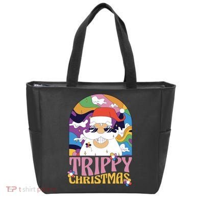 Trippy Christmas Tote Bag