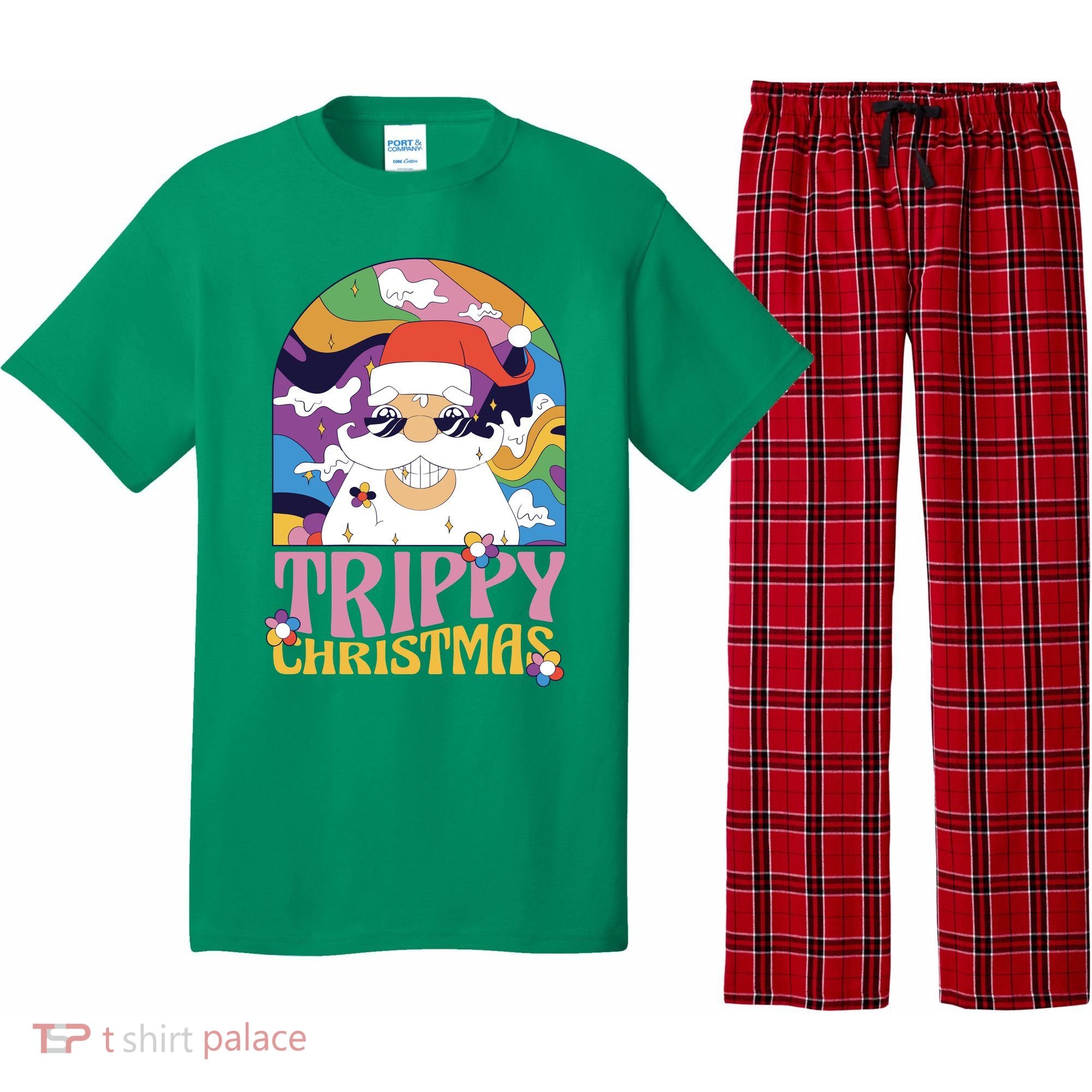 Trippy Christmas Pajama Set