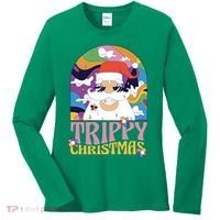 Trippy Christmas Women's Long Sleeve Shirt thumb 0