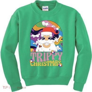 Trippy Christmas Kids Sweatshirt