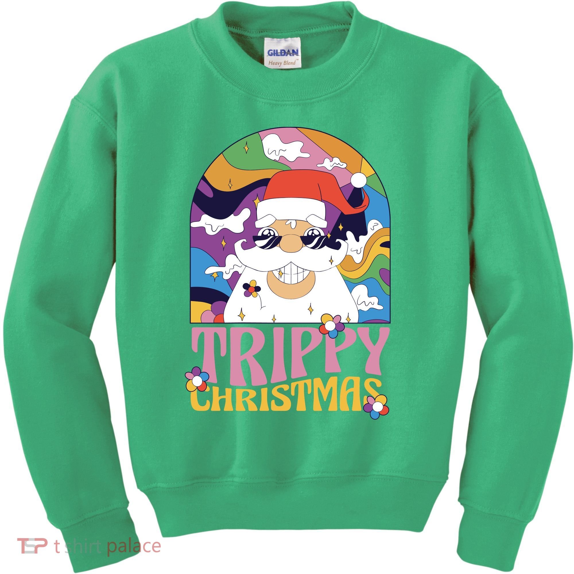 Trippy Christmas Kids Sweatshirt