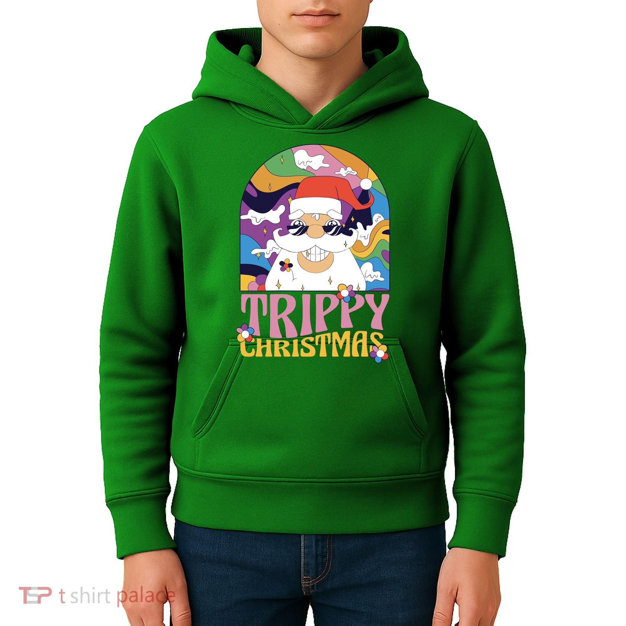 Trippy Christmas Kids Hoodie