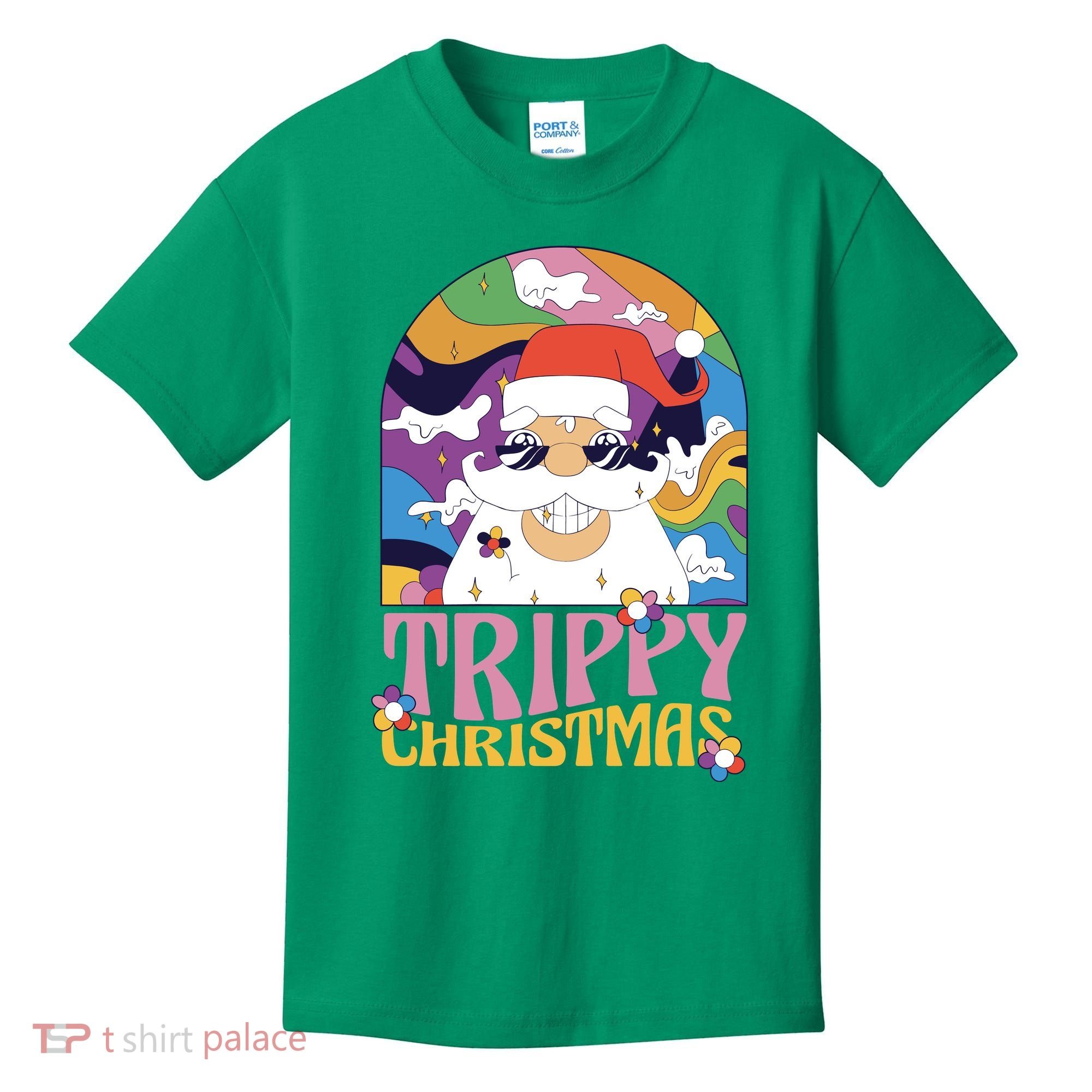 Trippy Christmas Kids T-Shirt