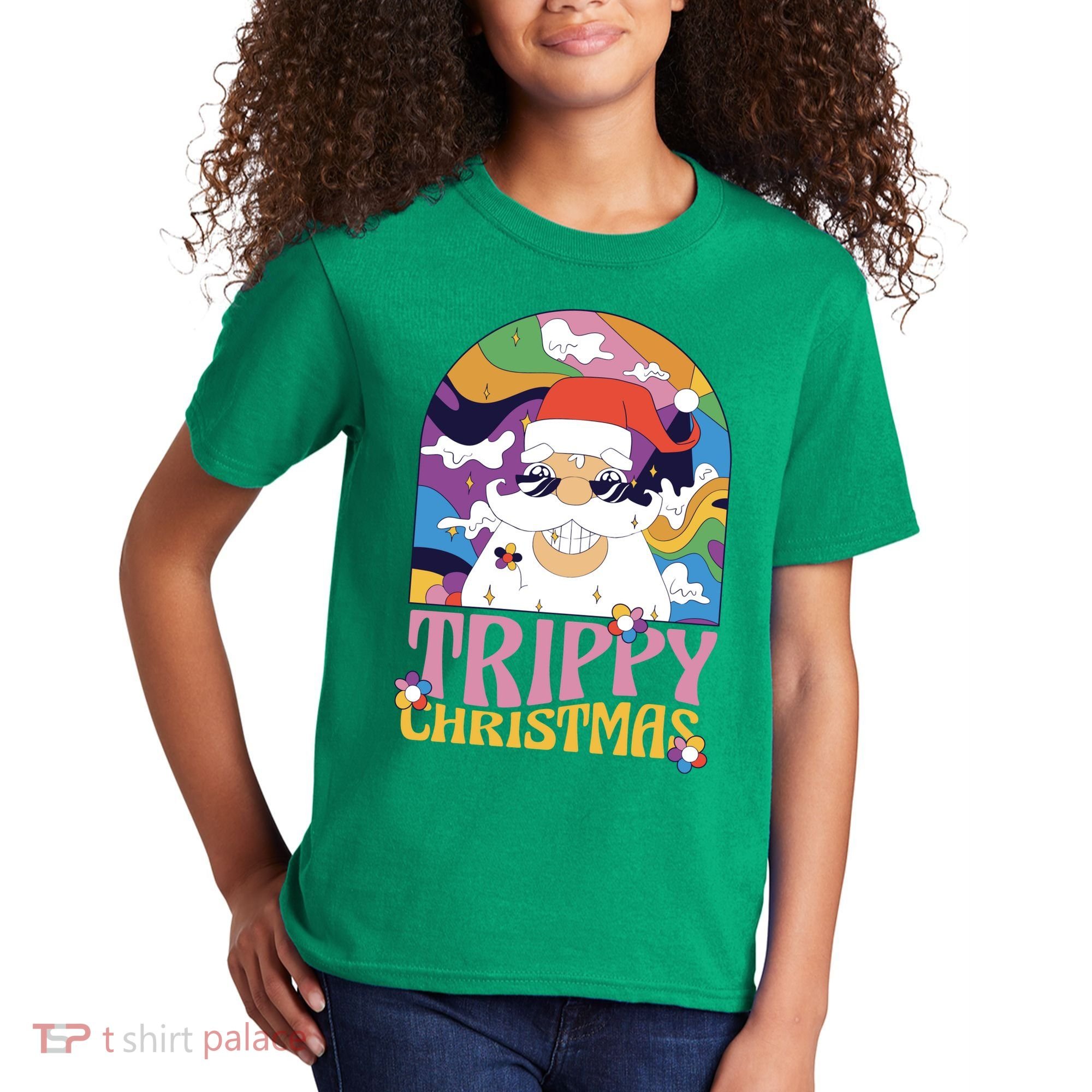 Trippy Christmas Kids T-Shirt