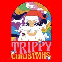 Trippy Christmas Santa Hat thumb 1
