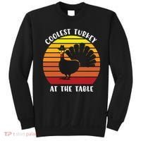 Thanksgiving Coolest Turkey At The Table Sweatshirt thumb 0