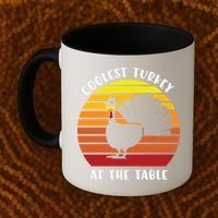 Thanksgiving Coolest Turkey At The Table Coffee Mug thumb 2