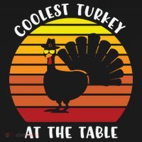 Thanksgiving Coolest Turkey At The Table Women's Tank Top thumb 5