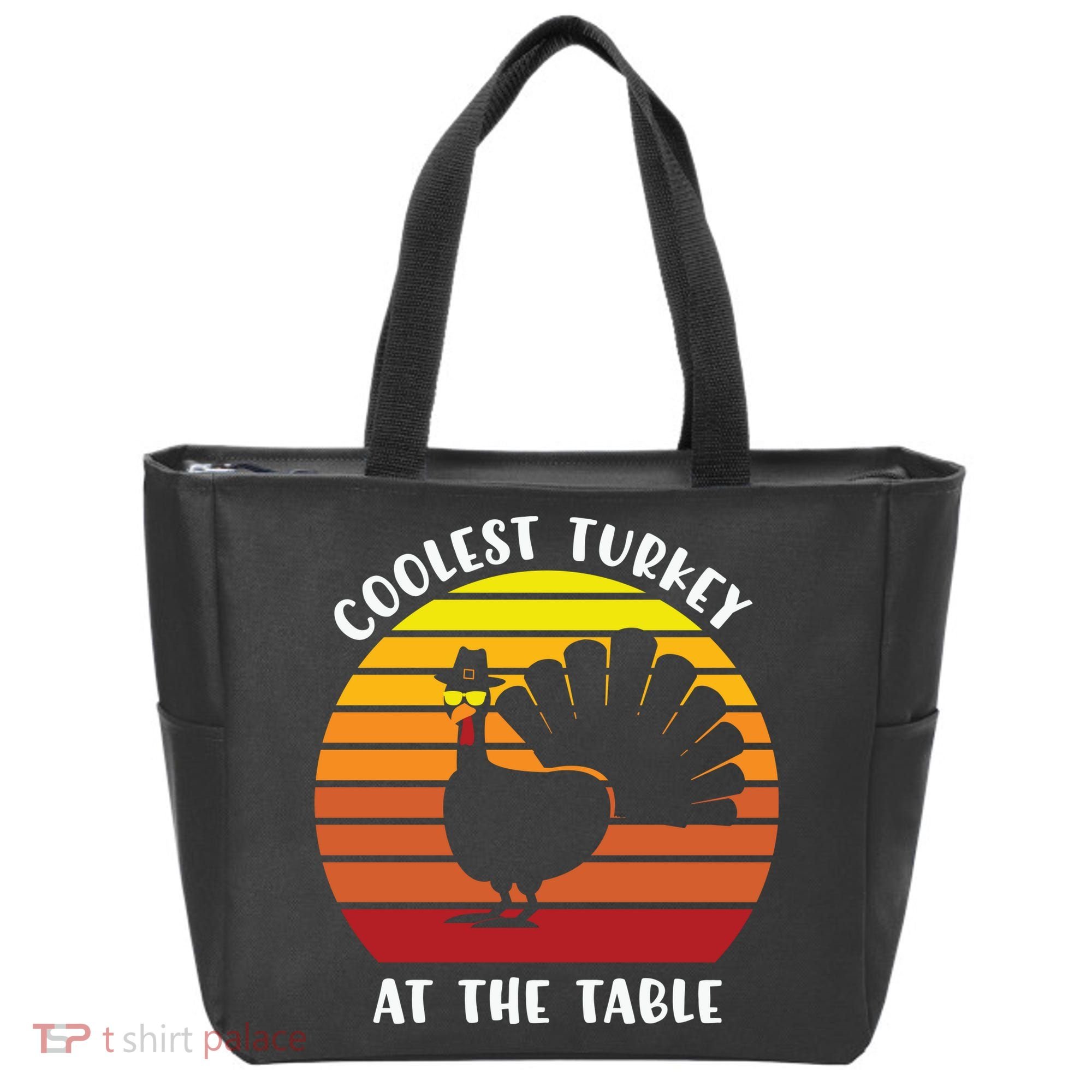 Thanksgiving Coolest Turkey At The Table Tote Bag