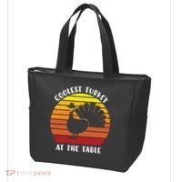 Thanksgiving Coolest Turkey At The Table Tote Bag thumb 3