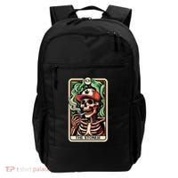 Tarot Card The Stoner Weed Lover Skeleton Cannabis 420 Backpack thumb 0