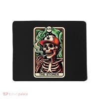 Tarot Card The Stoner Weed Lover Skeleton Cannabis 420 Mousepad thumb 0