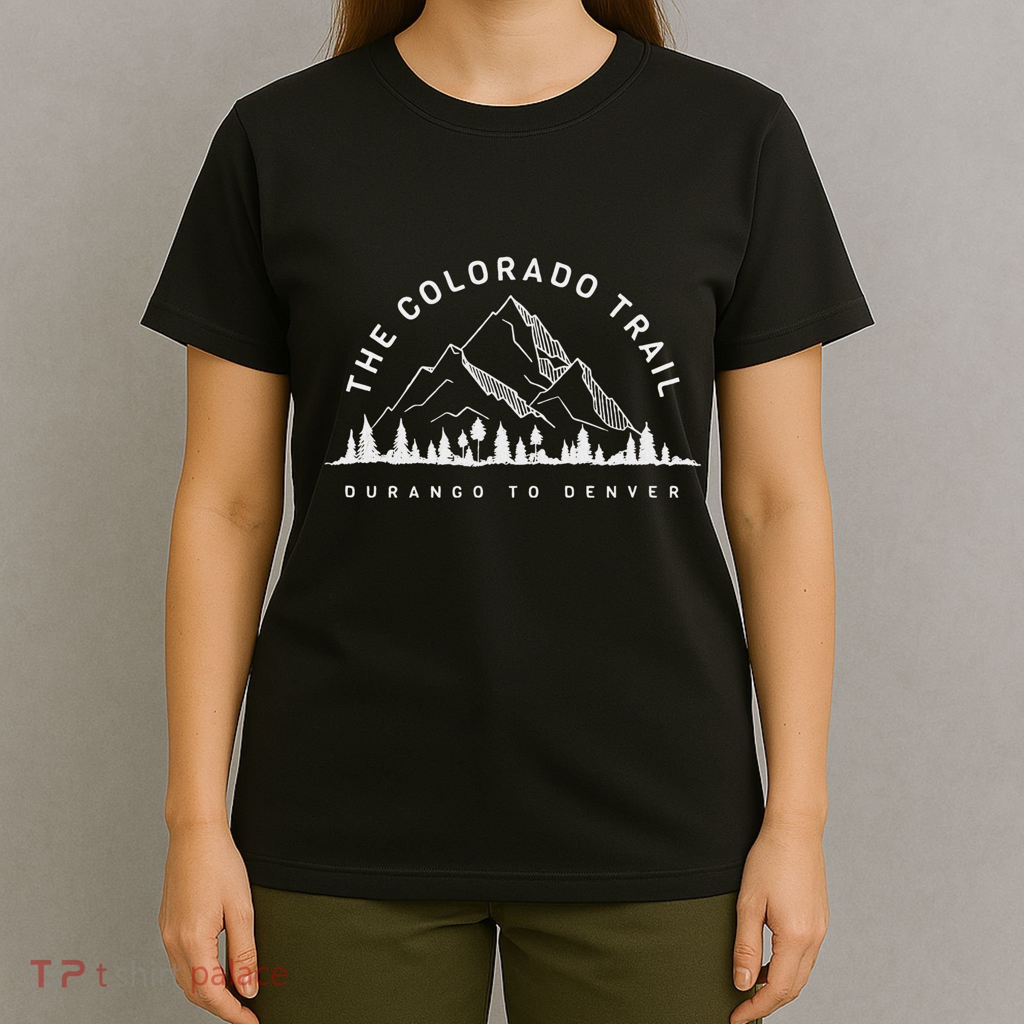The Colorado Trail Durango To Denver Mountain T-Shirt