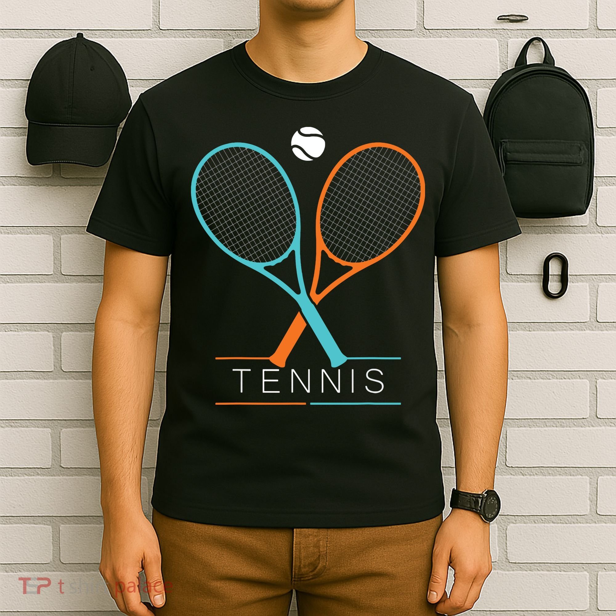 Tennis Children Tennis Racket Ball T-Shirt