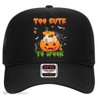 Too Cute To Spook Cute Halloween Pumpkin Hat Guinea Pig Pet Cool Gift Hat thumb 0