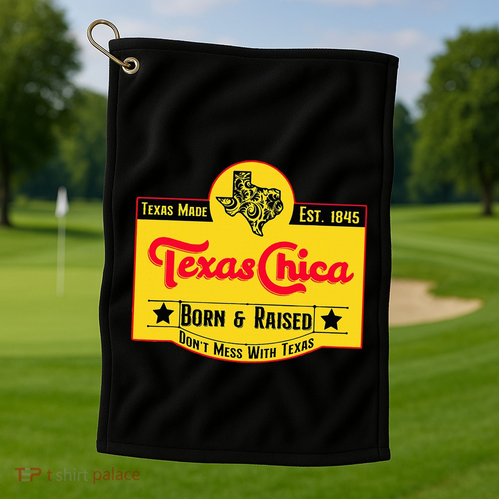 Texas Chica Golf Towel