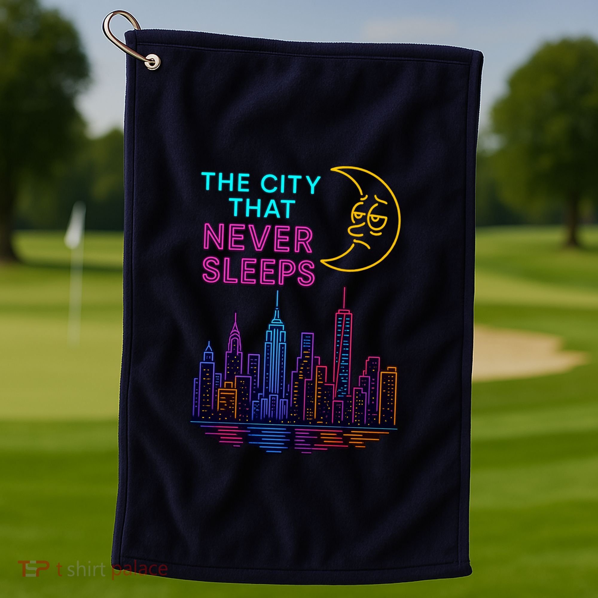 The City That Never Sleeps New York Golf Towel
