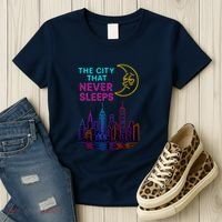 The City That Never Sleeps New York Women's T-Shirt thumb 3