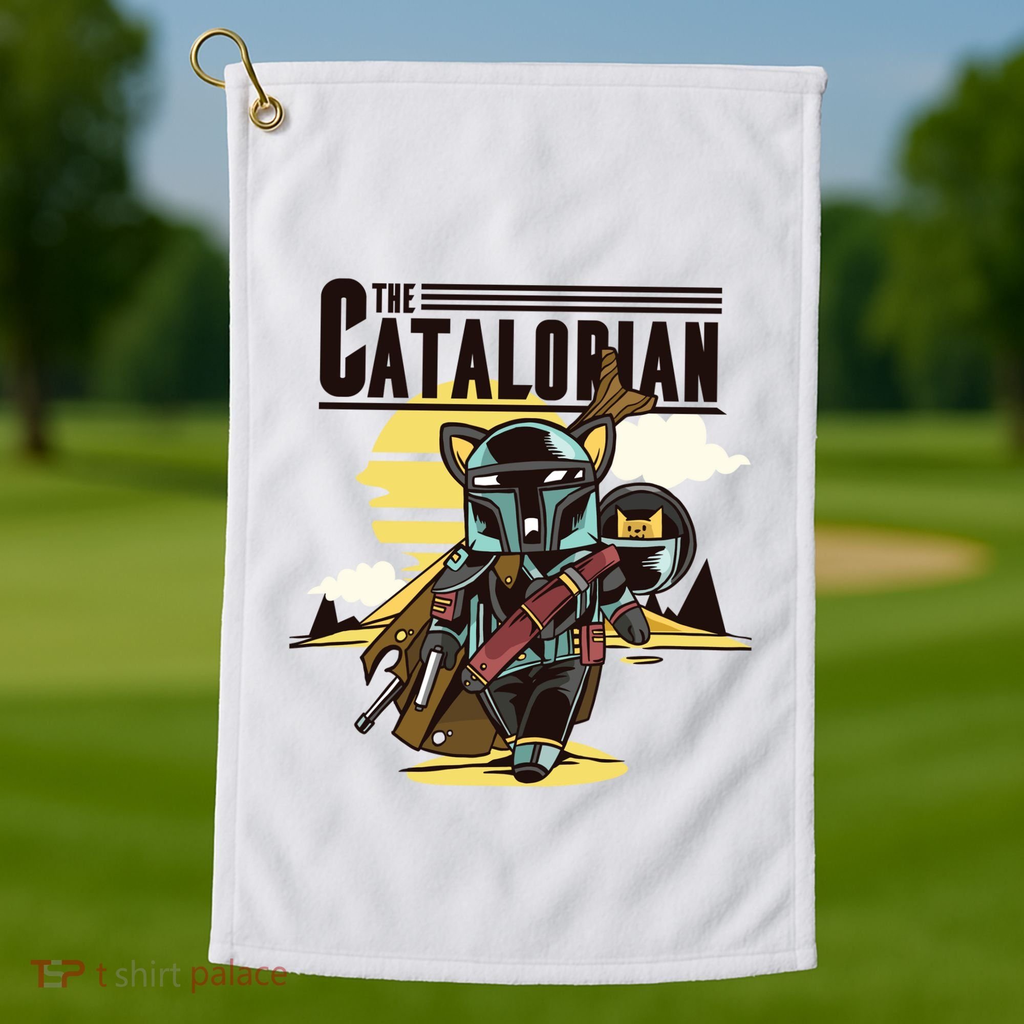 The Catalorian Golf Towel