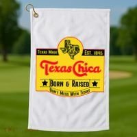 Texas Chica Golf Towel thumb 1