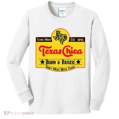 Texas Chica Kids Long Sleeve Shirt