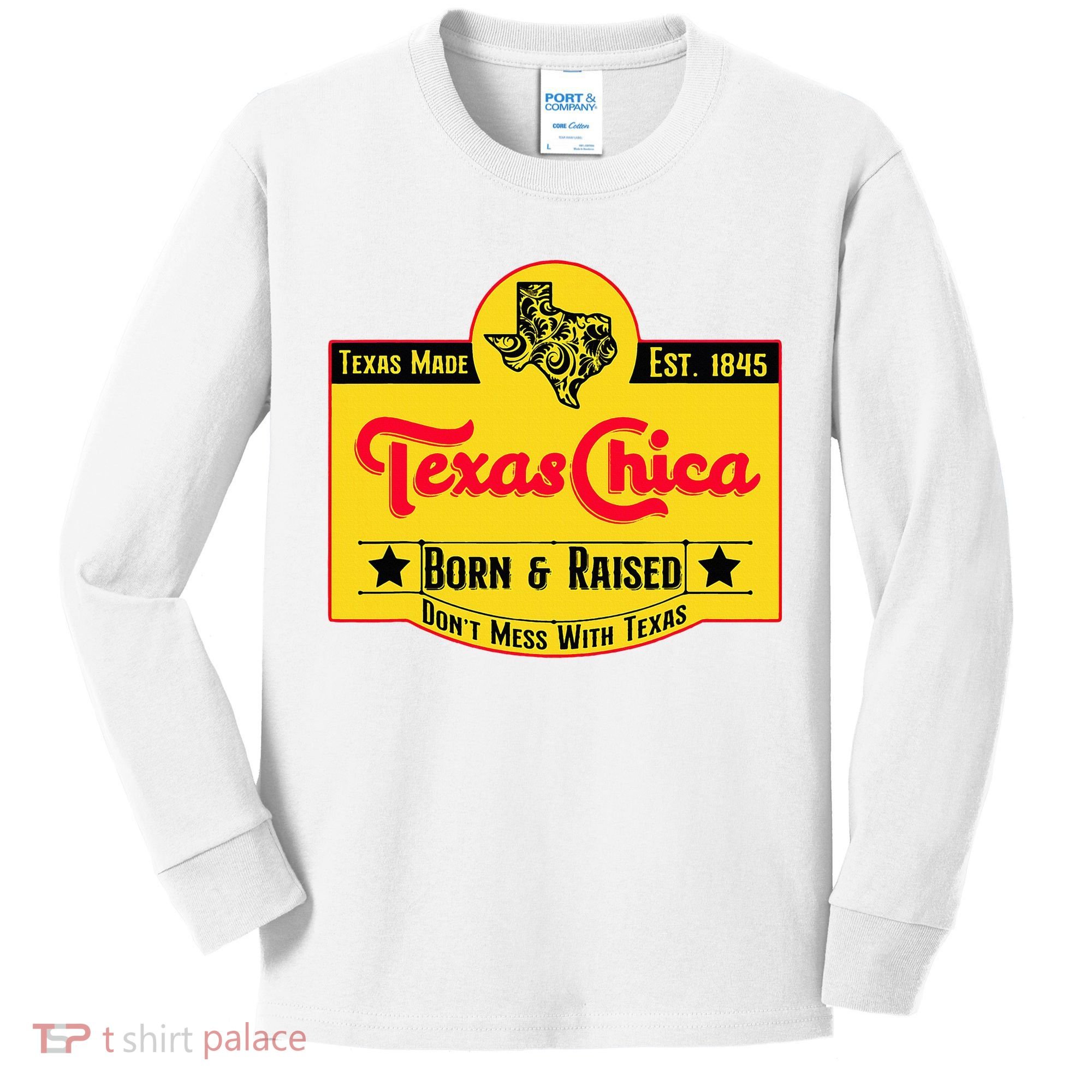 Texas Chica Kids Long Sleeve Shirt