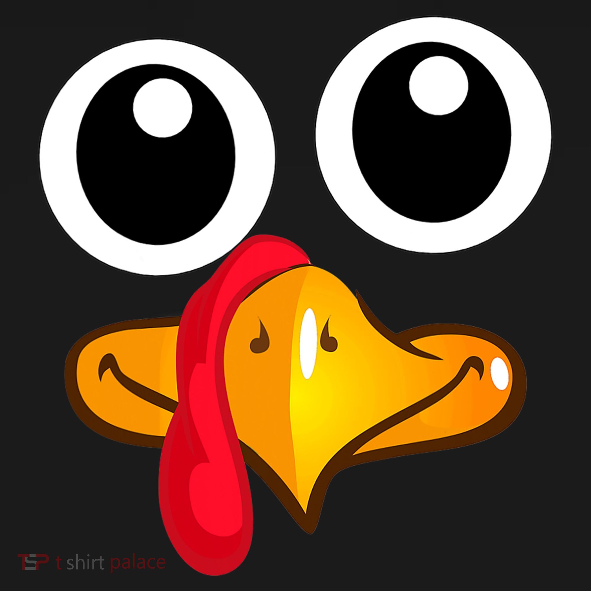 Thanksgiving Cute Turkey Face Backpack