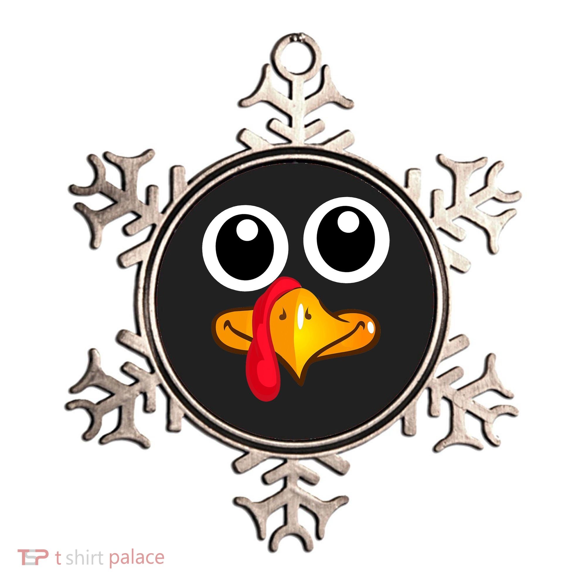 Thanksgiving Cute Turkey Face Ornament