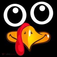 Thanksgiving Cute Turkey Face Ornament thumb 1