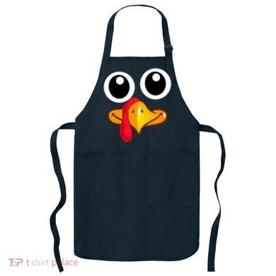 Thanksgiving Cute Turkey Face Apron