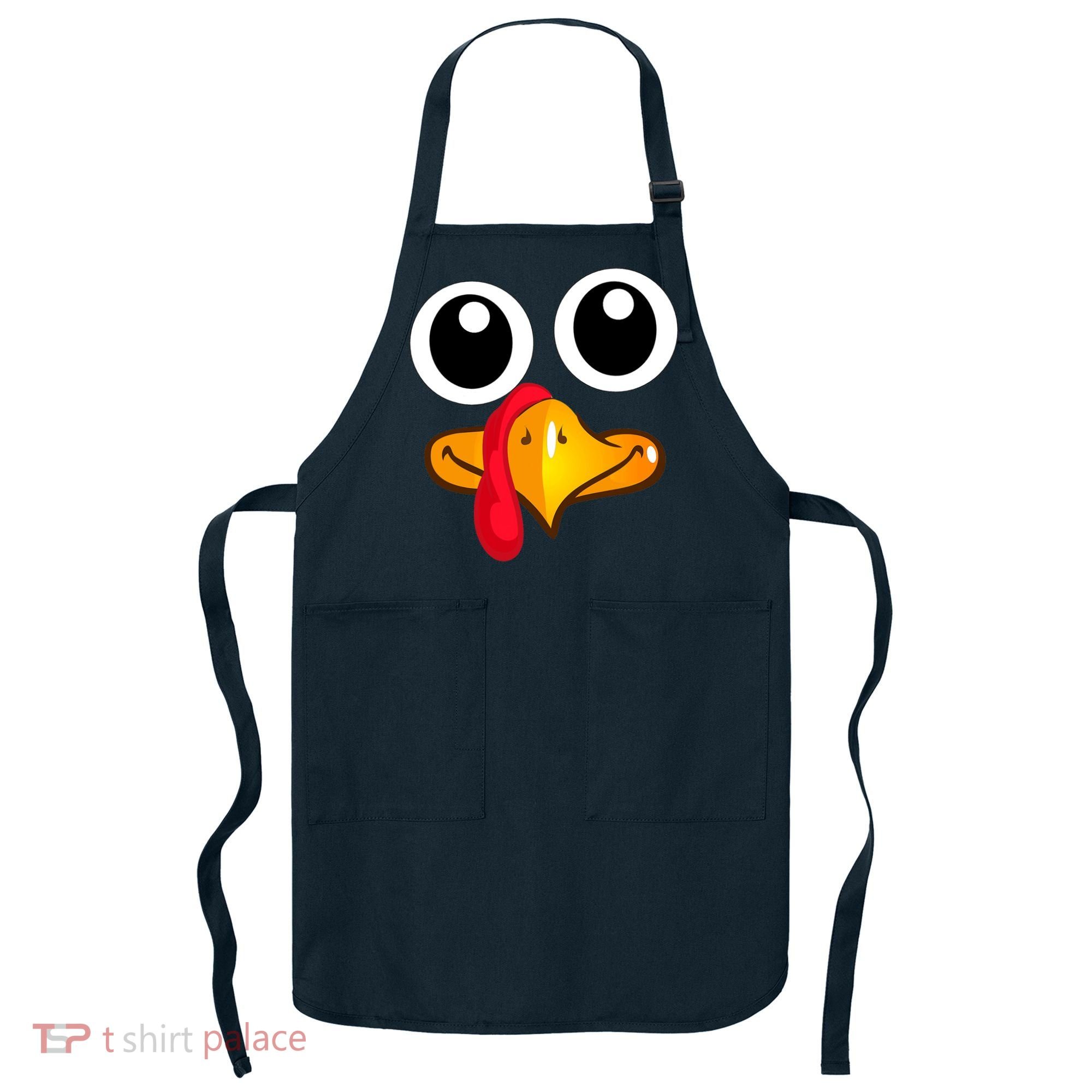 Thanksgiving Cute Turkey Face Apron