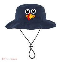 Thanksgiving Cute Turkey Face Bucket Hat thumb 0
