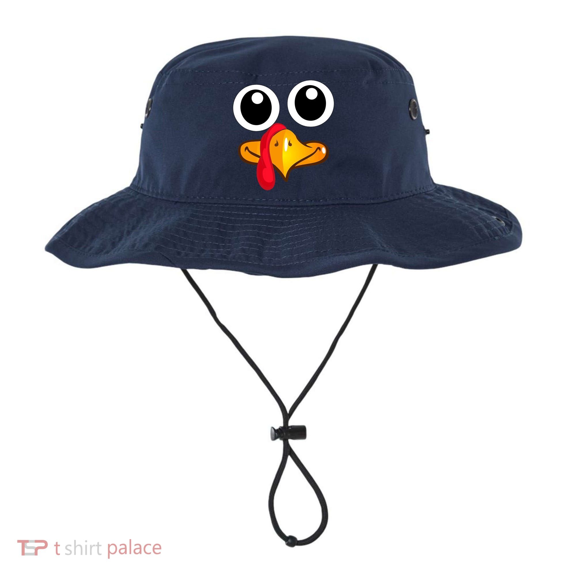 Thanksgiving Cute Turkey Face Bucket Hat