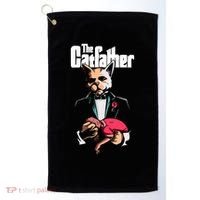 The Catfather Golf Towel thumb 0
