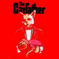 The Catfather Santa Hat thumb 1