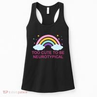 Too Cute To Be Neurotypical Rainbow Women's Tank Top thumb 0