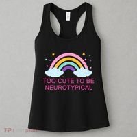 Too Cute To Be Neurotypical Rainbow Women's Tank Top thumb 3