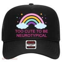 Too Cute To Be Neurotypical Rainbow Hat thumb 0