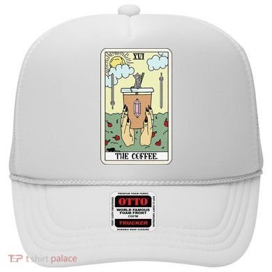 The Coffee Tarot Card Coffee Lover Caffeinated Witchy Hand Hat