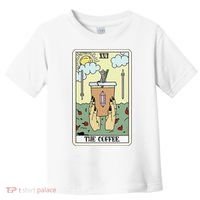 The Coffee Tarot Card Coffee Lover Caffeinated Witchy Hand Toddler T-Shirt thumb 0