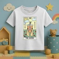 The Coffee Tarot Card Coffee Lover Caffeinated Witchy Hand Toddler T-Shirt thumb 3