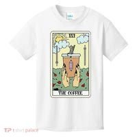 The Coffee Tarot Card Coffee Lover Caffeinated Witchy Hand Kids T-Shirt thumb 0