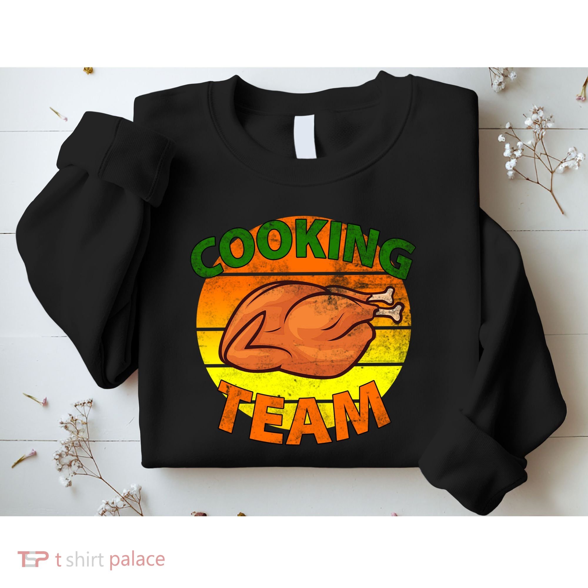 Thanksgiving Cooking Team Family Matching Sweatshirt