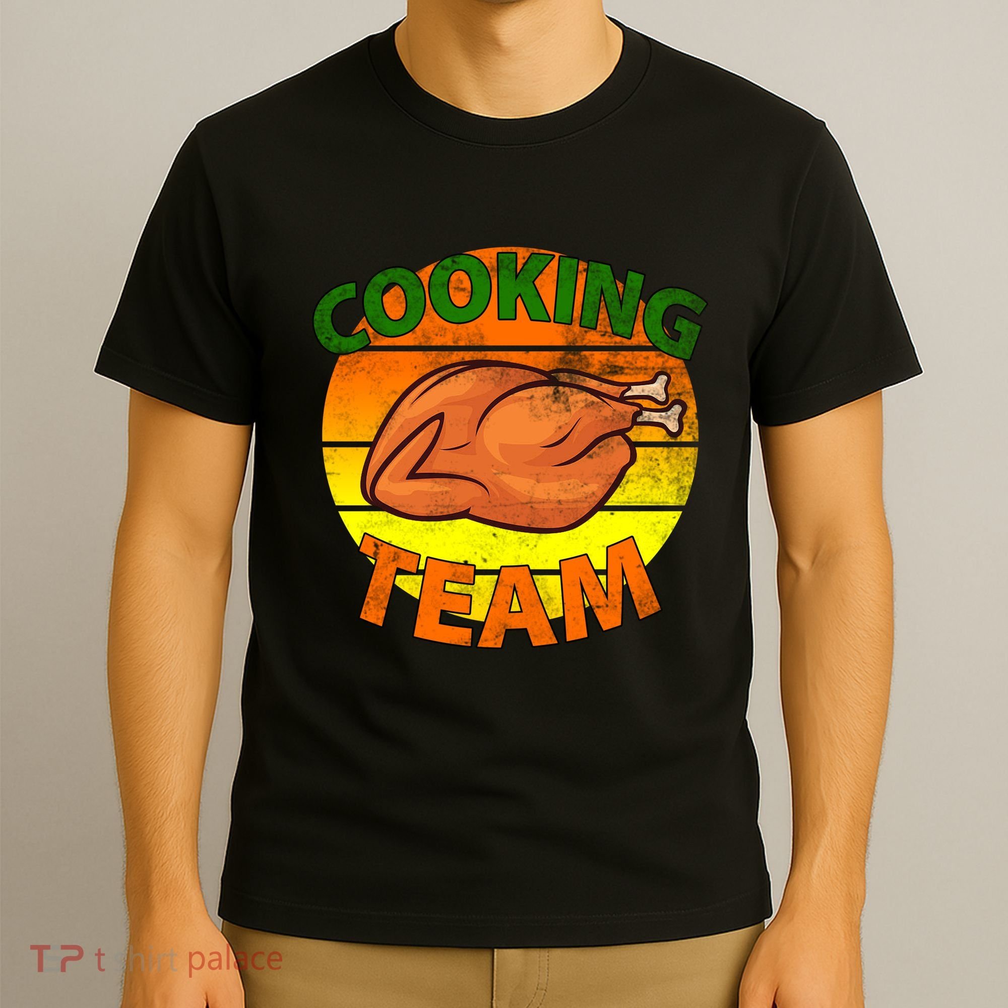 Thanksgiving Cooking Team Family Matching T-Shirt