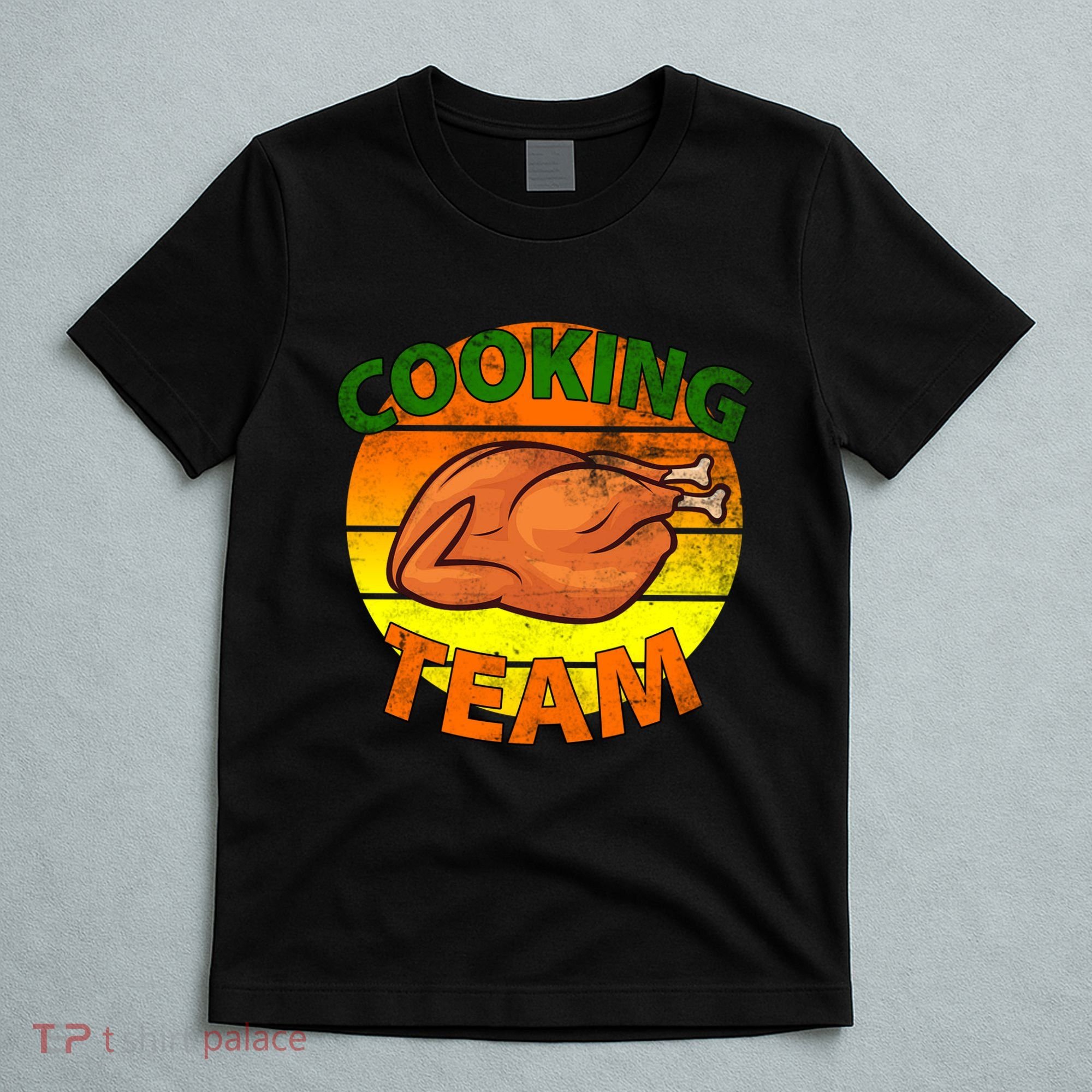 Thanksgiving Cooking Team Family Matching T-Shirt