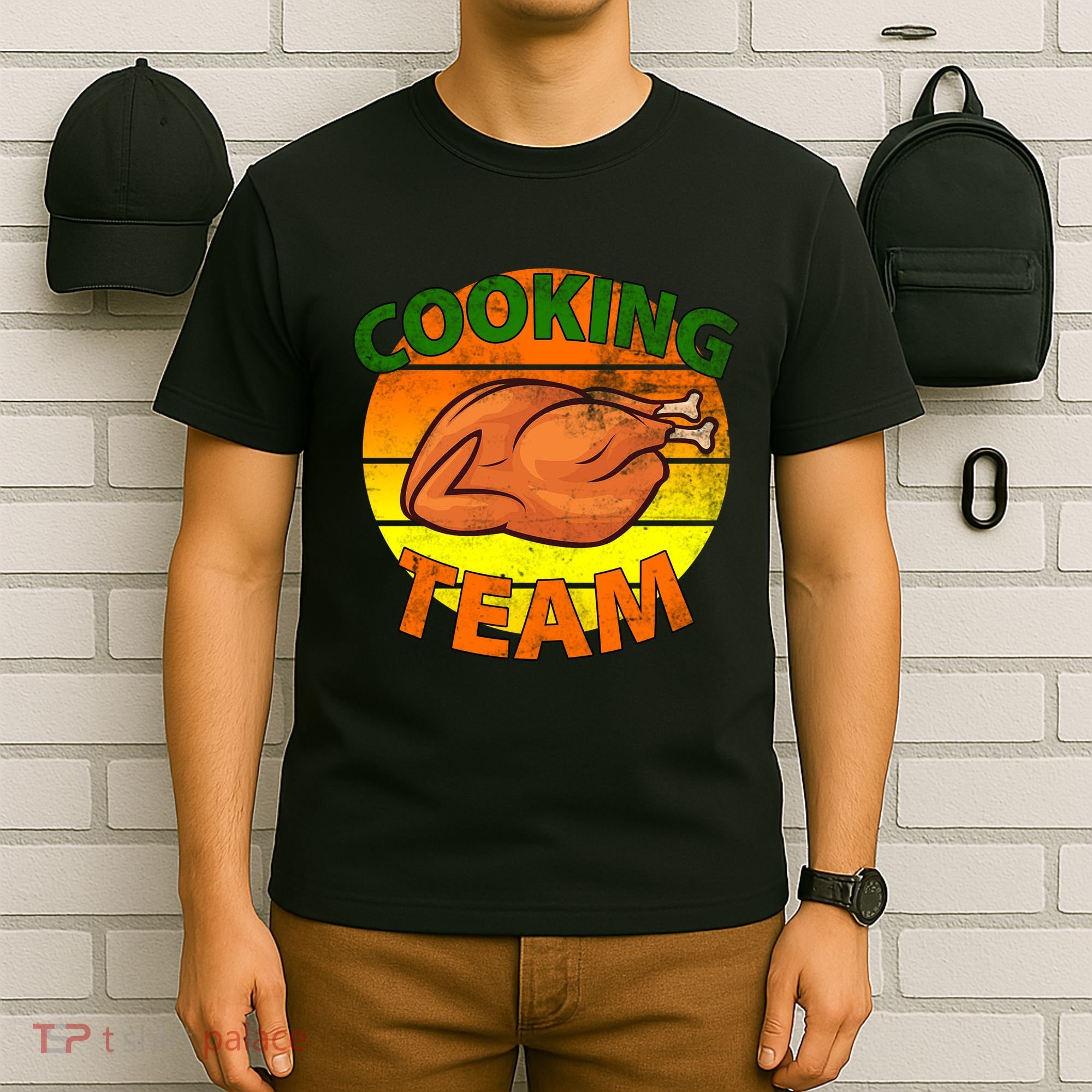 Thanksgiving Cooking Team Family Matching T-Shirt