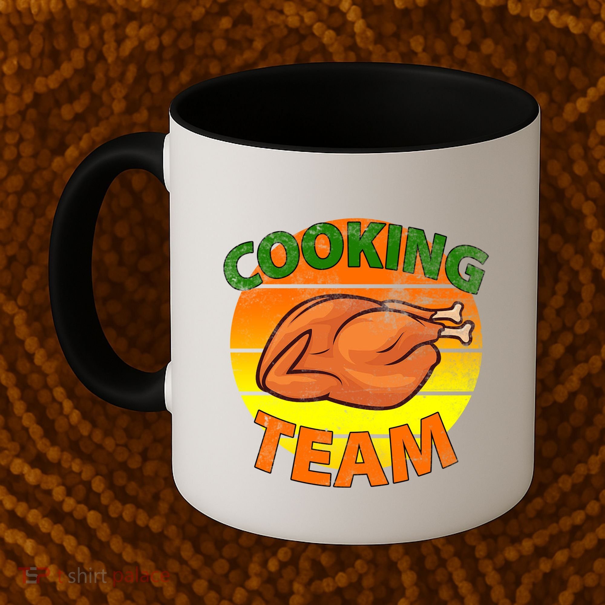 Thanksgiving Cooking Team Family Matching Coffee Mug