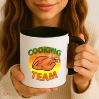 Thanksgiving Cooking Team Family Matching Coffee Mug thumb 3