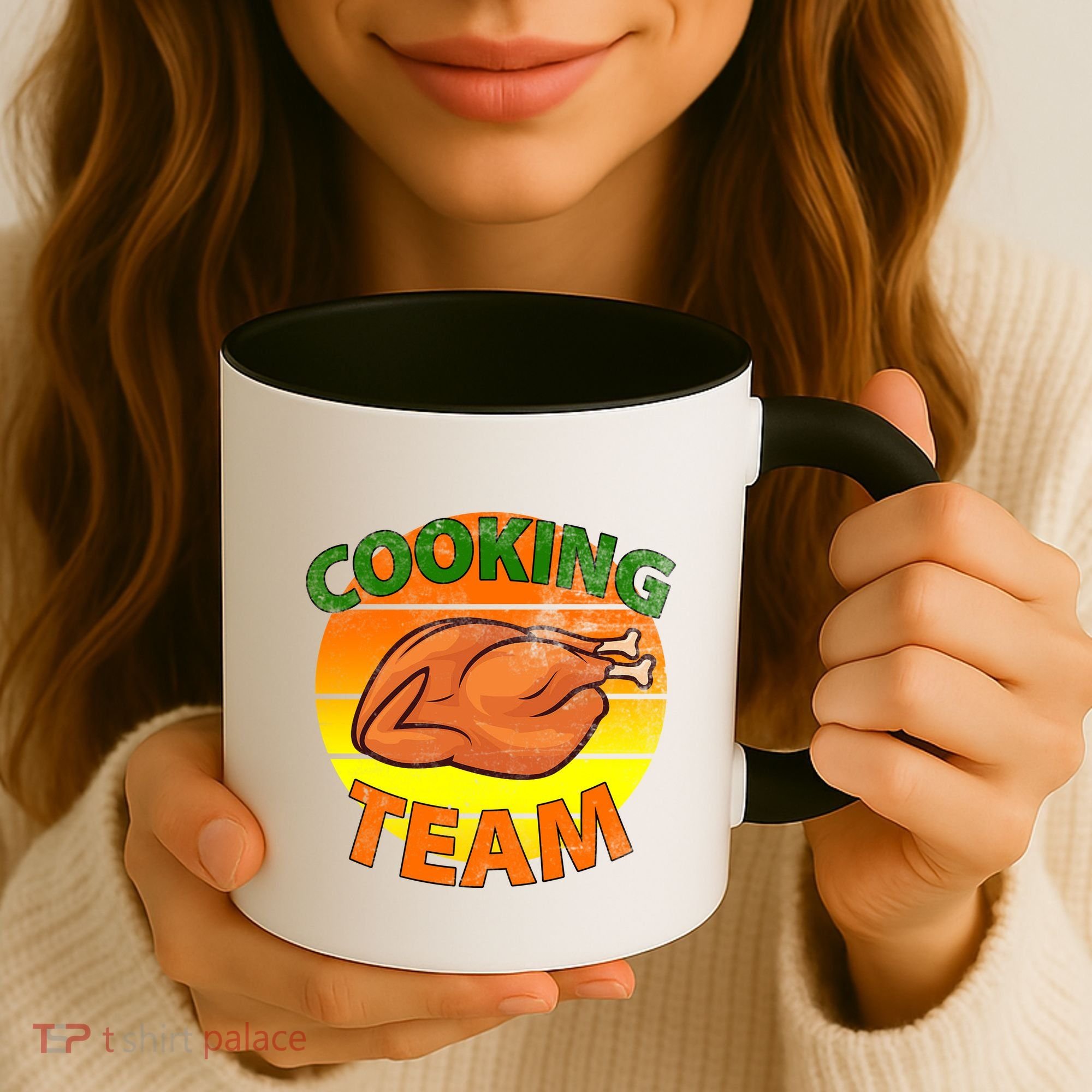 Thanksgiving Cooking Team Family Matching Coffee Mug