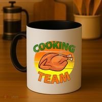 Thanksgiving Cooking Team Family Matching Coffee Mug thumb 4